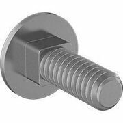 BSC PREFERRED High-Strength Grade 8 Steel Square-Neck Carriage Bolt 1/4-20 Thread Size 3/4 Long, 50PK 97000A510